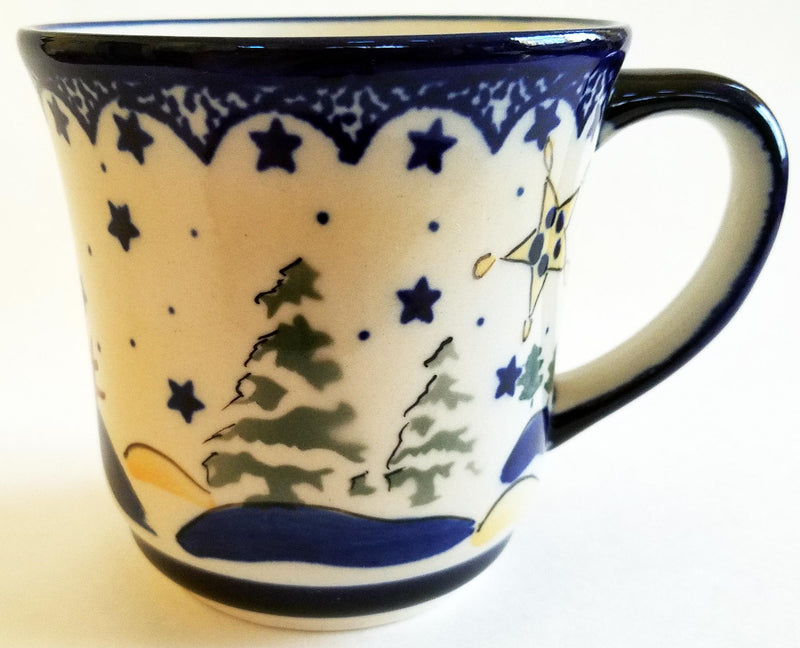 Boleslawiec Polish Pottery Coffee or Tea Mug "Silent Night"