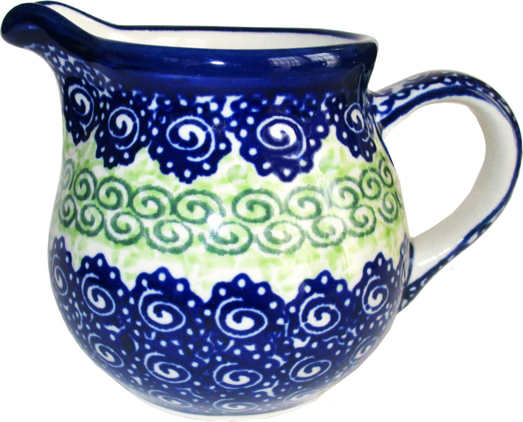 Boleslawiec Polish Pottery UNIKAT Creamer/Milk Jug "Alex"