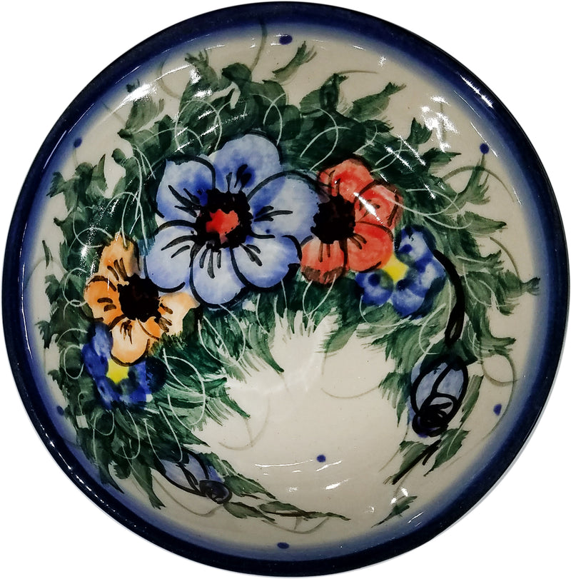 Boleslawiec Polish Pottery UNIKAT Mini Bowl "Wild Field"