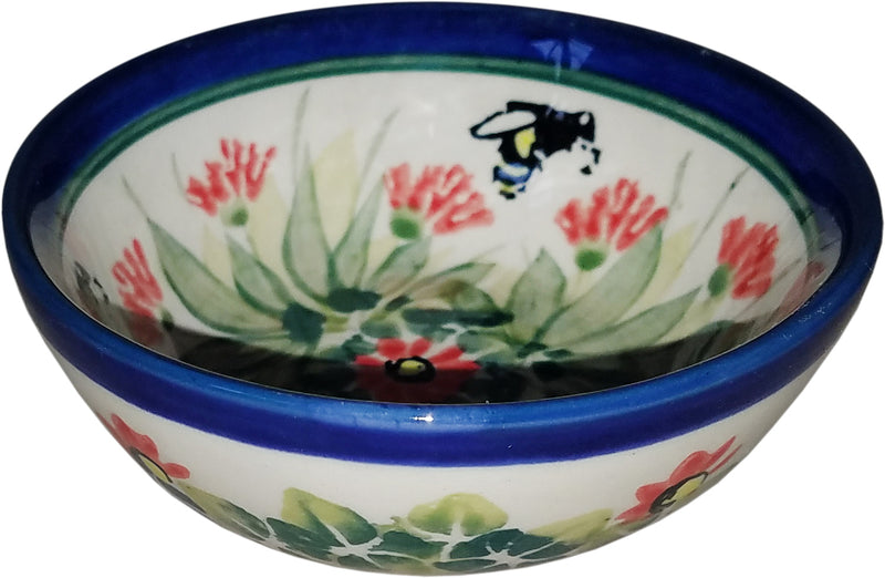 Boleslawiec Polish Pottery UNIKAT Mini Bowl "Spring"