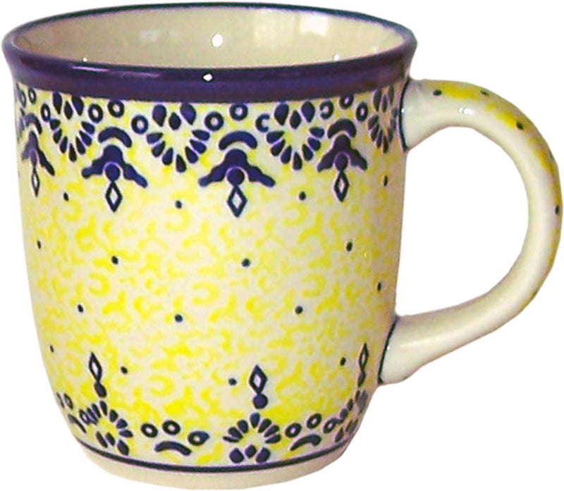 Boleslawiec Polish Pottery UNIKAT Coffee or Tea Mug "Lace"