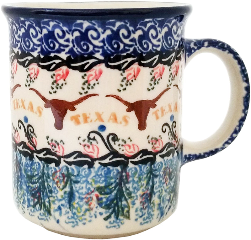 Boleslawiec Polish Pottery 10 oz Coffee Cup or Tea Mug Ceramika Artystyczna Unikat 4315