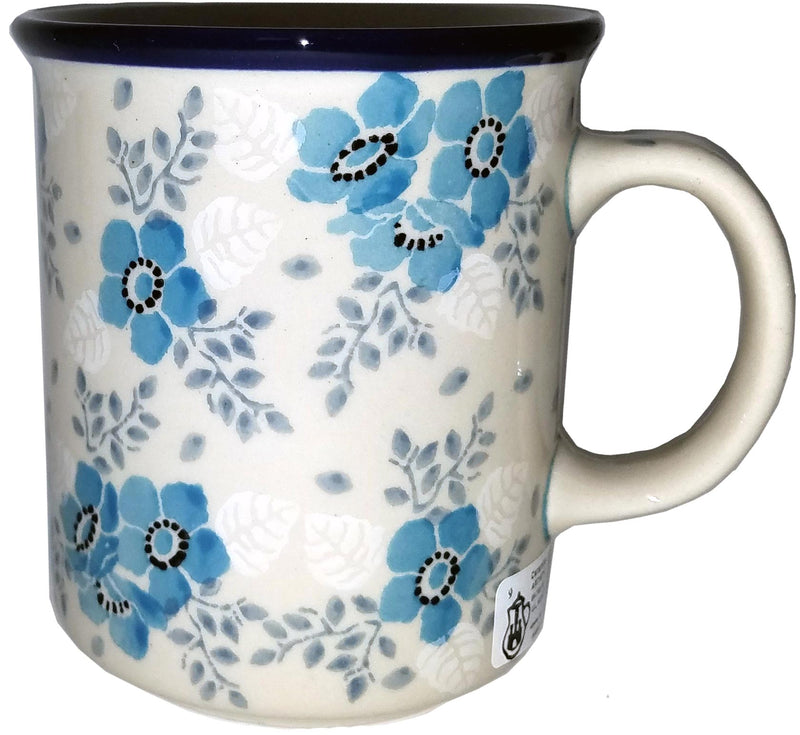 Boleslawiec Polish Pottery 10 oz Coffee Cup or Tea Mug Ceramika Artystyczna 2495