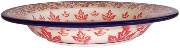 Boleslawiec Polish Pottery UNIKAT Soup or Pasta Plate "Autumn"