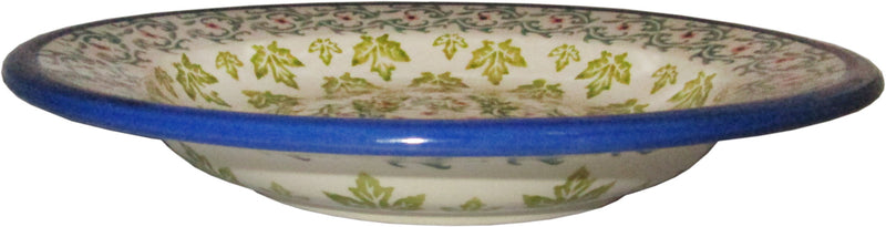 Boleslawiec Polish Pottery UNIKAT Soup or Pasta Plate "Vermont"