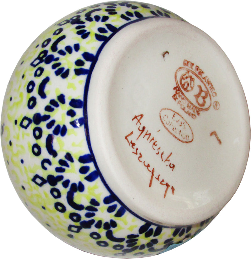 Boleslawiec Polish Pottery UNIKAT Sugar Bowl "Lace"
