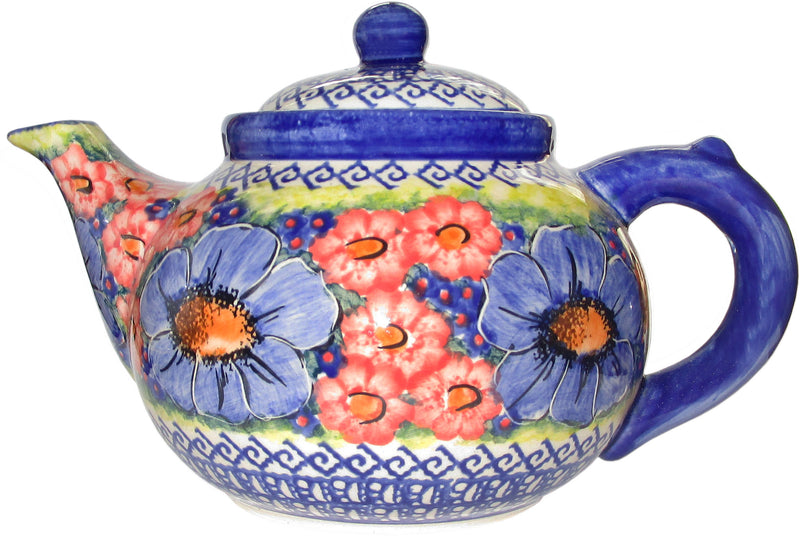 Boleslawiec Polish Pottery UNIKAT Teapot Coffee Pot "Isabelle"