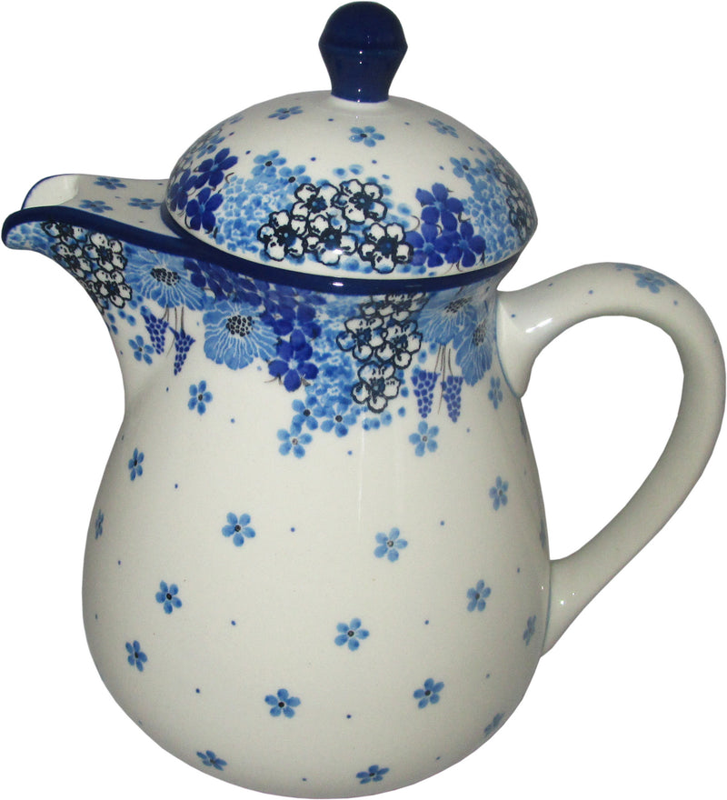 Boleslawiec Stoneware Polish Pottery UNIKAT Teapot Coffee Pot CAU4657
