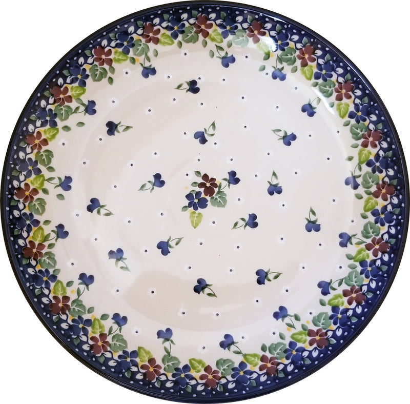 Boleslawiec Polish Pottery 10" Dinner Serving Plate Ceramika Artystyczna 2509